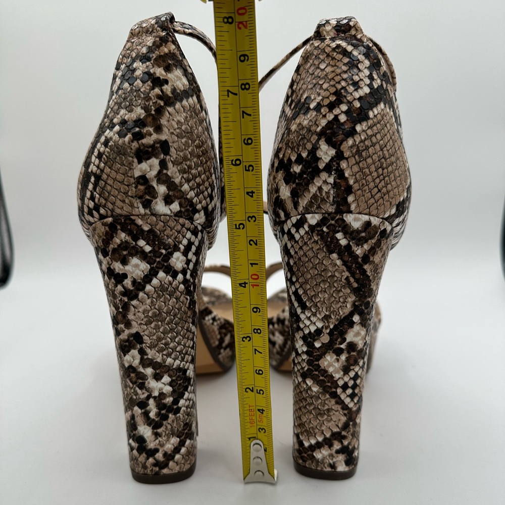 NASTY GAL Hiss & Tell Faux Leather Snakeprint Platform Heels NWOT | Size 7 - Picture 12 of 14